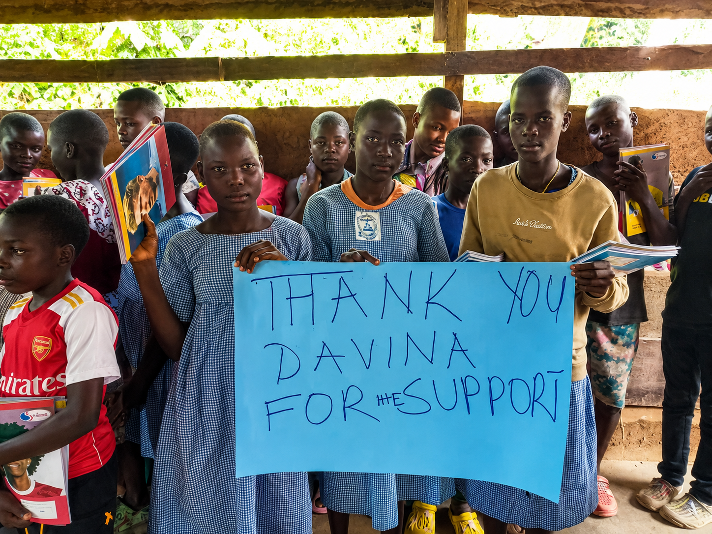 Children supported by Compassion Bridge Initiative Uganda